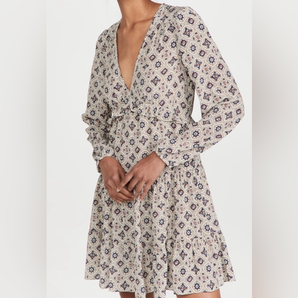 Veronica Beard Silk Delray Mini Dress US size 10